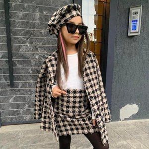 Girl's set - BRAND NEW - Jacket, skirt and hat Size 3-4Y, 4-5Y, 5-6Y,